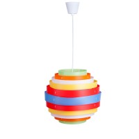 Hot sale E27 pendant light colorful circle shape modern pendant lamp